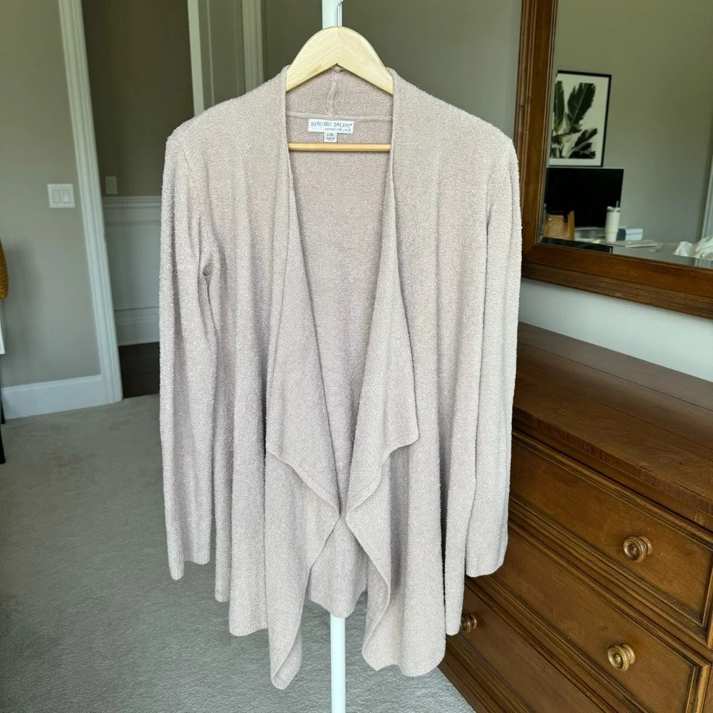 Barefoot Dreams Bamboo Chic Lite Calypso Wrap Cardigan - Picture 2 of 8